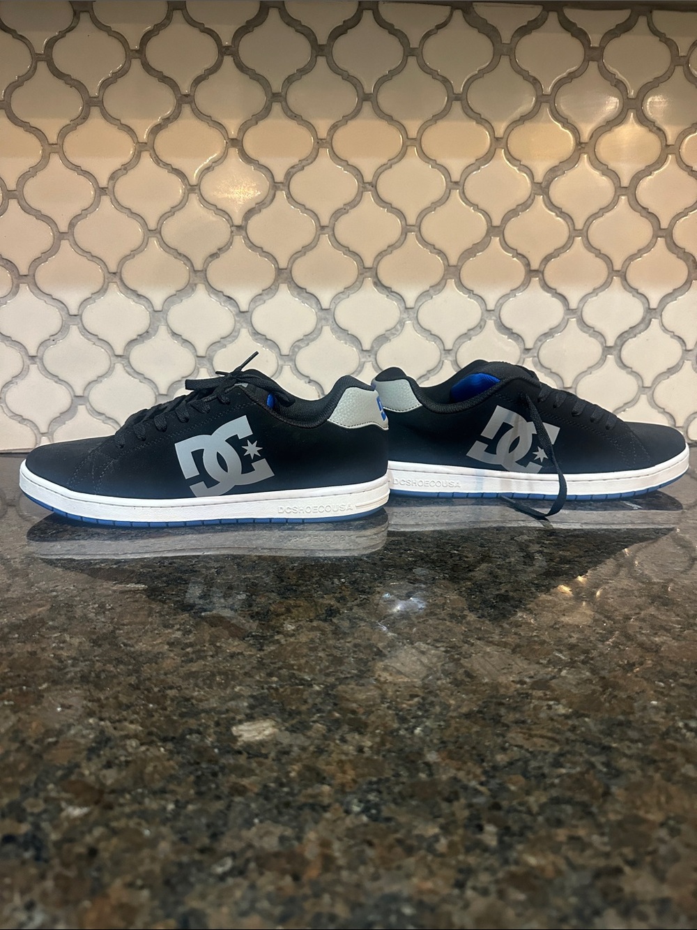 DC Court Graffik Sneakers - Black - Picture 1 of 3